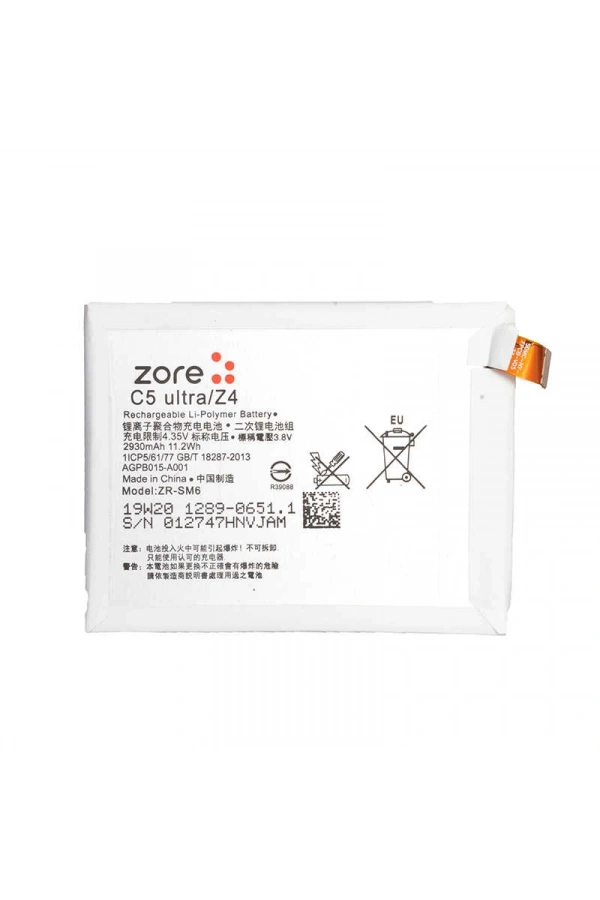 Sony Xperia C5 Ultra Zore Tam Orjinal Batarya
