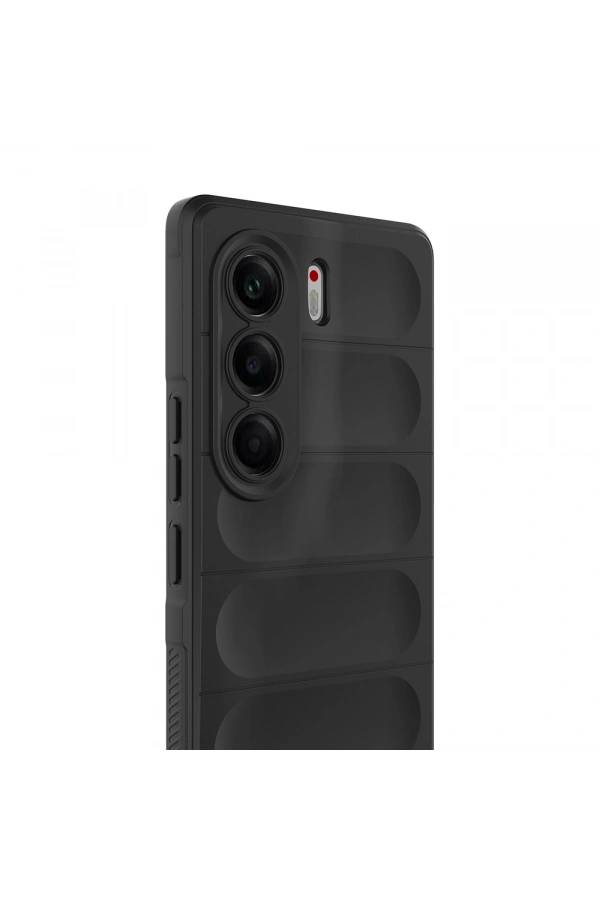 Tecno Camon 40 Pro Kılıf Esnek TPU Oyuklu Arka Yüzey Tasarımlı Zore Etnik Silikon Kapak