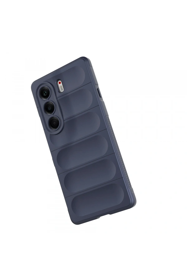 Tecno Camon 40 Pro Kılıf Esnek TPU Oyuklu Arka Yüzey Tasarımlı Zore Etnik Silikon Kapak