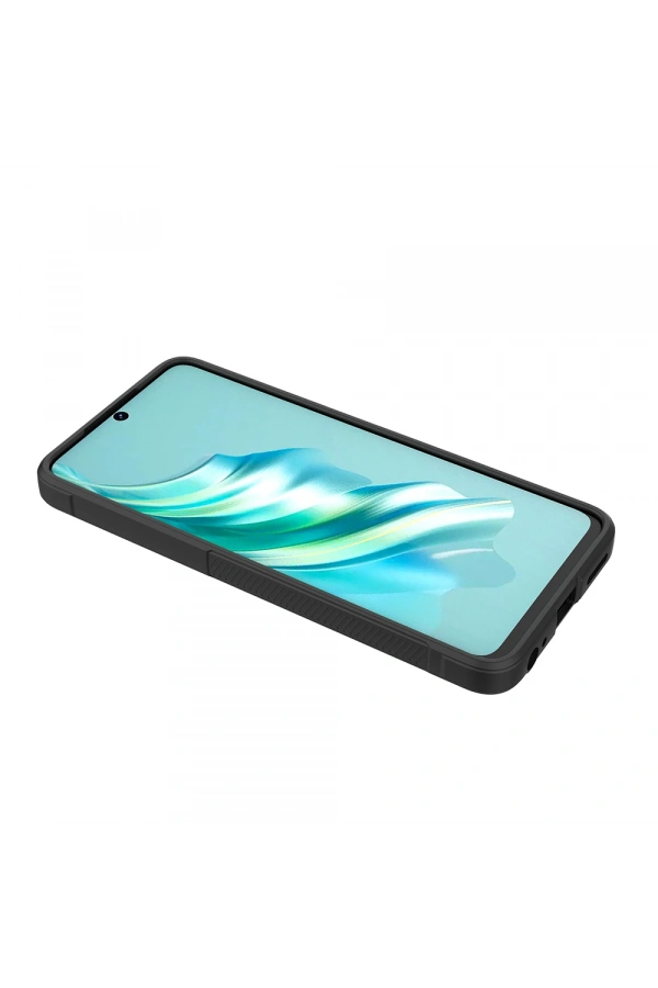 Tecno Spark 20C Kılıf Esnek TPU Oyuklu Arka Yüzey Tasarımlı Zore Etnik Silikon Kapak