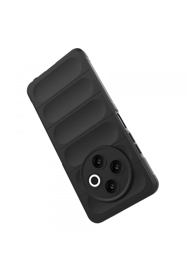 Tecno Spark 30 4G Kılıf Esnek TPU Oyuklu Arka Yüzey Tasarımlı Zore Etnik Silikon Kapak