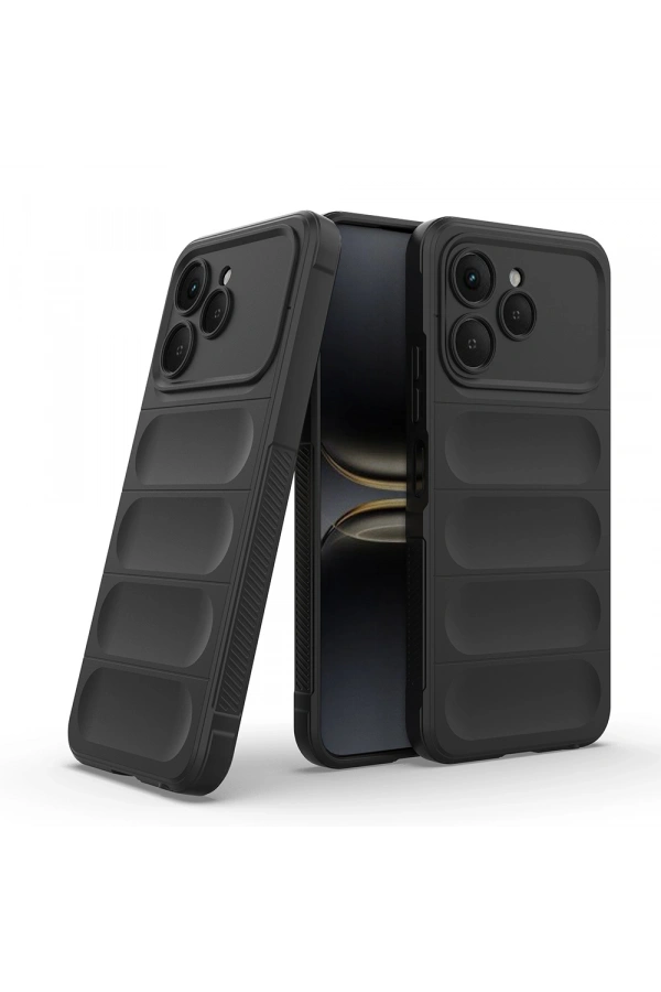 Tecno Spark 40 Kılıf Esnek TPU Oyuklu Arka Yüzey Tasarımlı Zore Etnik Silikon Kapak