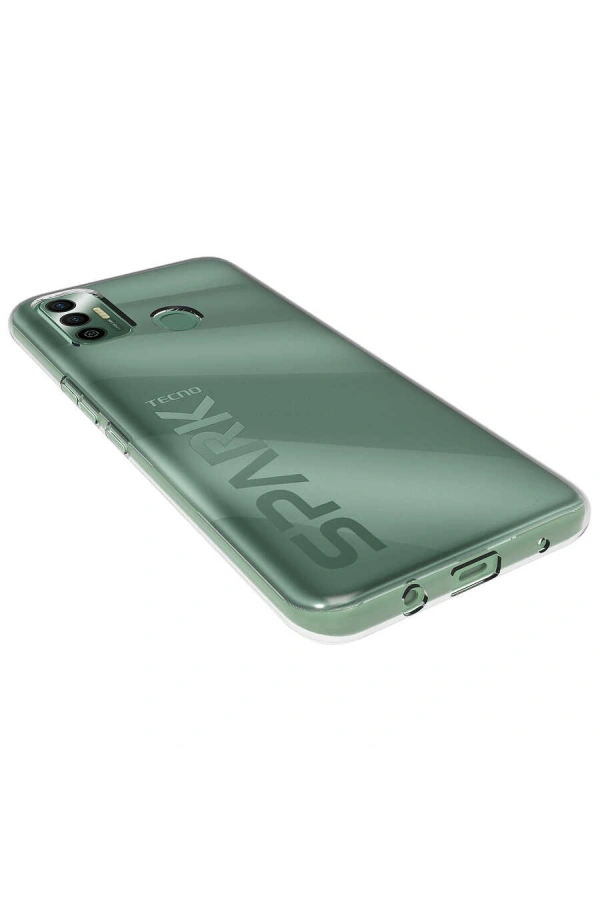 Tecno Spark 7T Kılıf Zore Süper Silikon Kapak