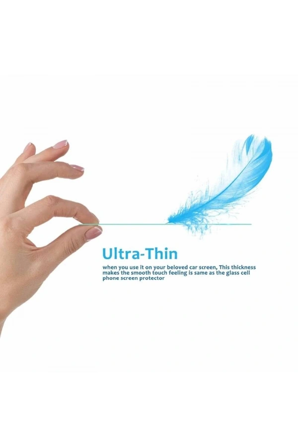 Tesla Model Y Zore Araç Multimedya Temperli Cam Ekran Koruyucu