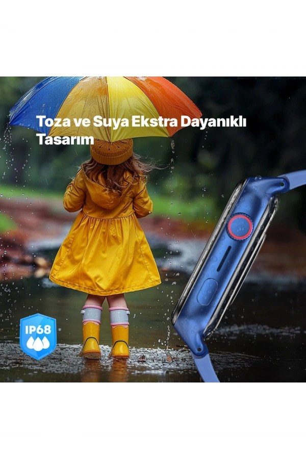 Ttec Kidi Pro AMOLED Ekranlı GPS 4G Sim Kartlı Akıllı Çocuk Saati Okyanus Laciverti