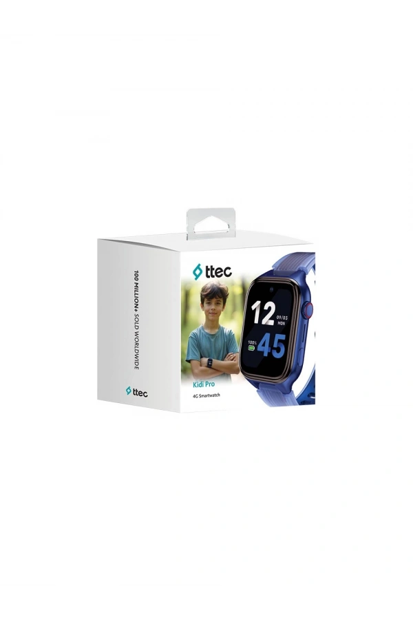 Ttec Kidi Pro AMOLED Ekranlı GPS 4G Sim Kartlı Akıllı Çocuk Saati Okyanus Laciverti