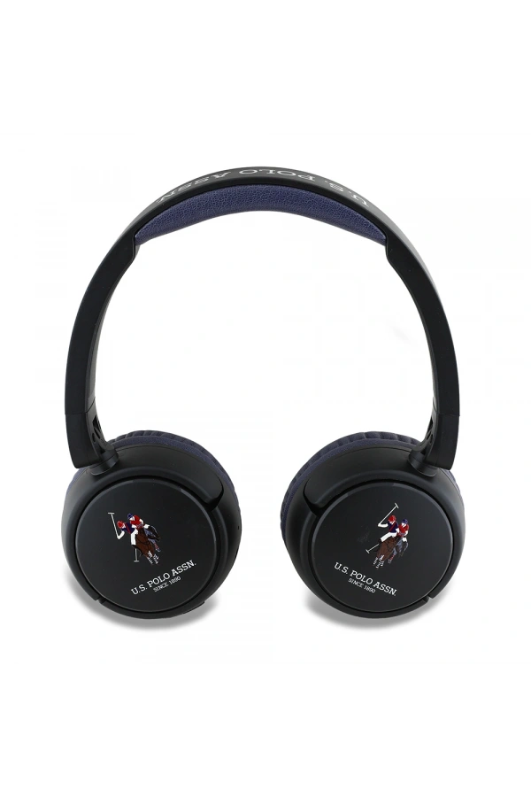 U.S Polo Assn. Orjinal Lisanslı Katlanabilir Ayarlanabilir Baskı Logolu Kulak Üstü Bluetooth Kulaklık v5.3