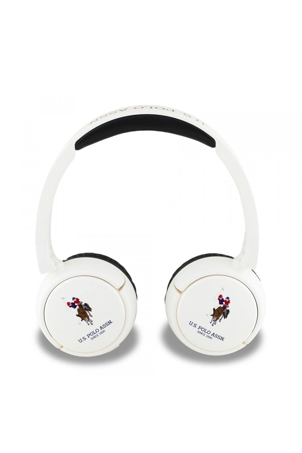 U.S Polo Assn. Orjinal Lisanslı Katlanabilir Ayarlanabilir Baskı Logolu Kulak Üstü Bluetooth Kulaklık v5.3