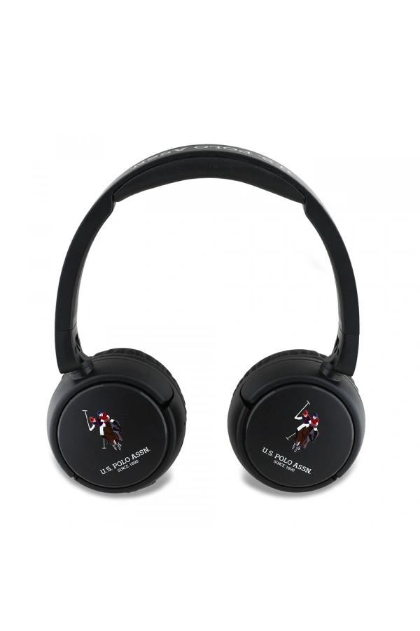 U.S Polo Assn. Orjinal Lisanslı Katlanabilir Ayarlanabilir Baskı Logolu Kulak Üstü Bluetooth Kulaklık v5.3