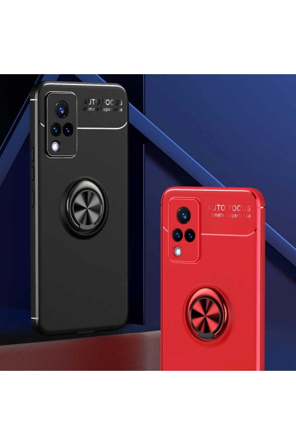 Vivo V21 Kılıf Zore Ravel Silikon Kapak