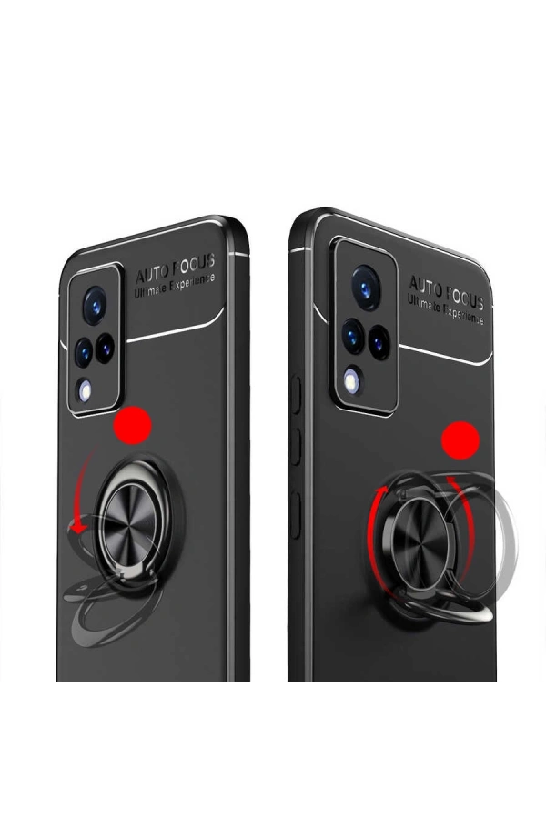 Vivo V21 Kılıf Zore Ravel Silikon Kapak