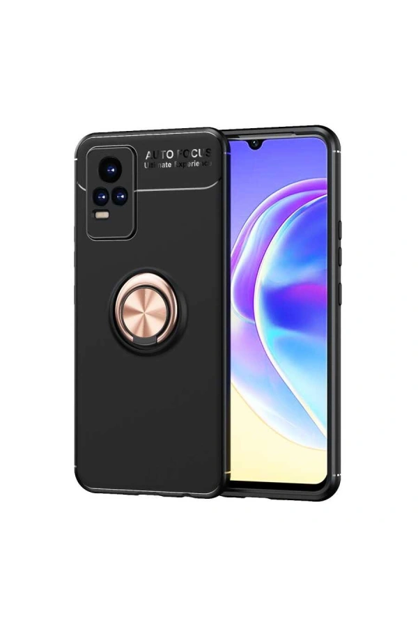 Vivo V21E Kılıf Zore Ravel Silikon Kapak