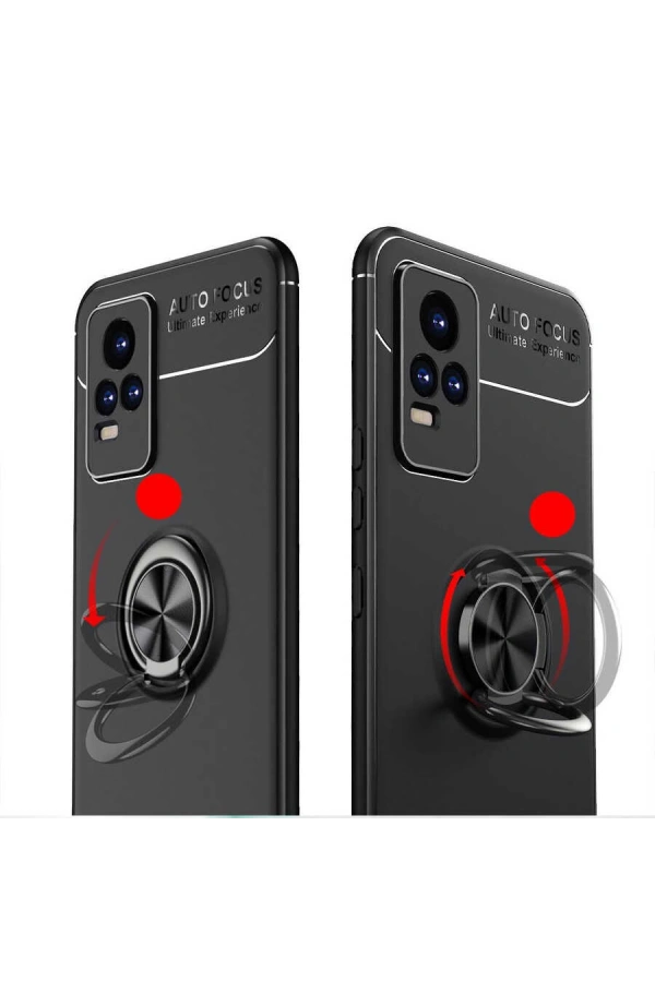 Vivo V21E Kılıf Zore Ravel Silikon Kapak
