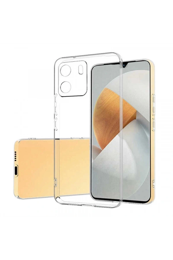 Vivo Y15S Kılıf Zore Kamera Korumalı Süper Silikon Kapak