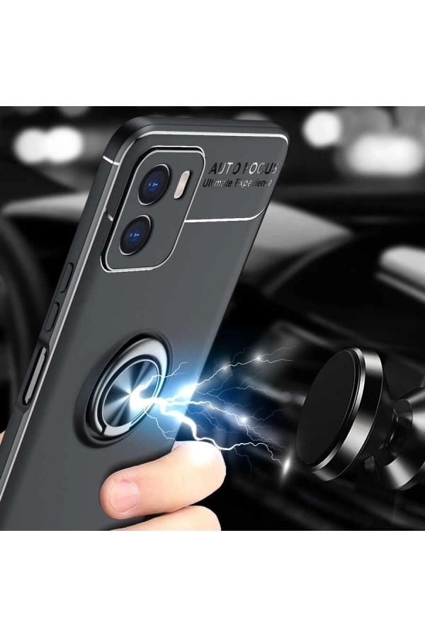 Vivo Y15S Kılıf Zore Ravel Silikon Kapak