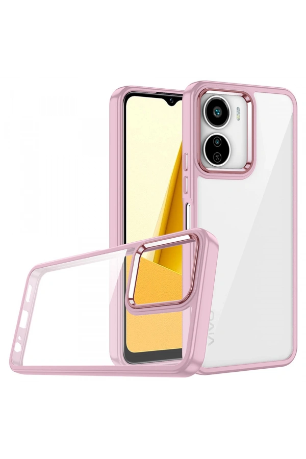 Vivo Y16 Kılıf Zore Flora Kapak