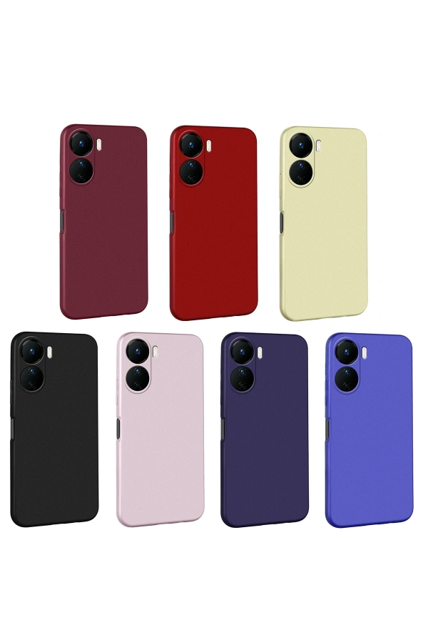Vivo Y16 Kılıf Zore Premier Silikon Kapak