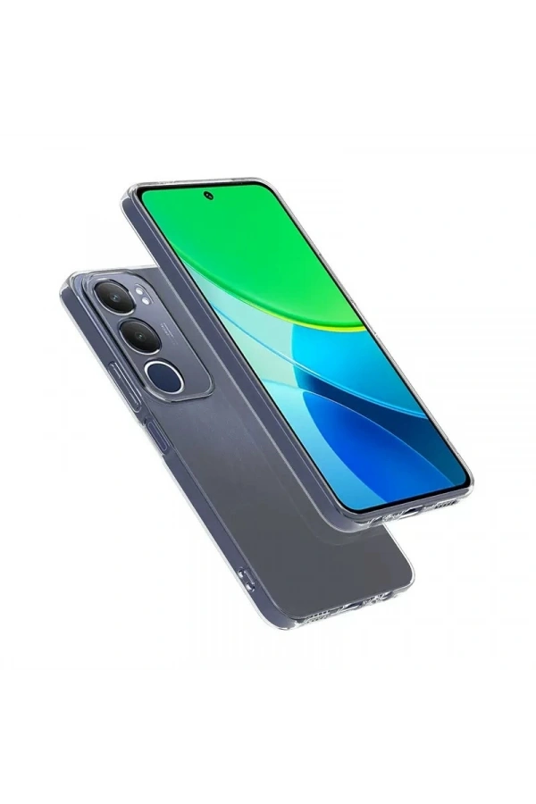 Vivo Y19S Kılıf Zore Süper Silikon Kapak