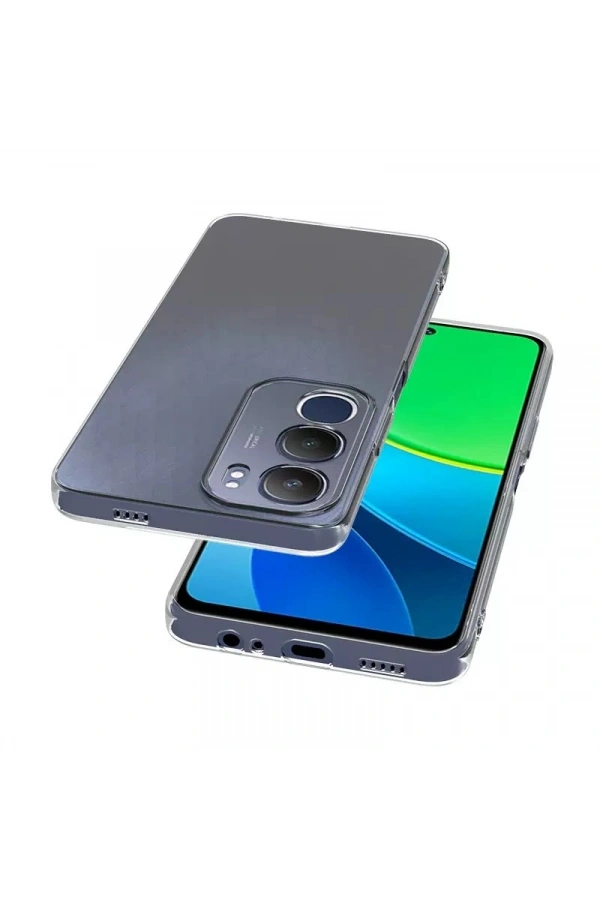 Vivo Y19S Kılıf Zore Süper Silikon Kapak