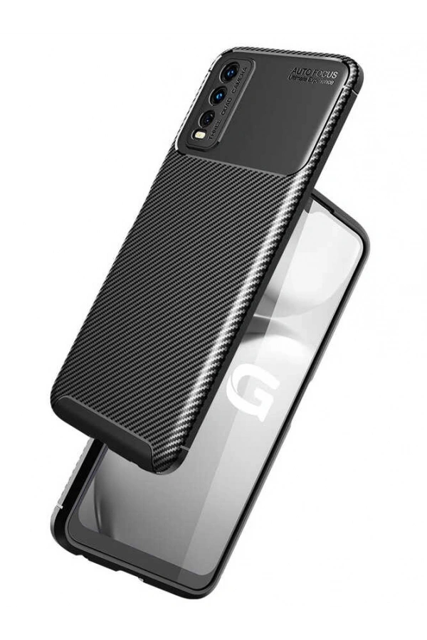 Vivo Y20 Kılıf Zore Negro Silikon Kapak