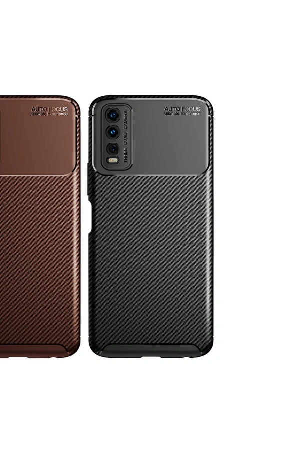 Vivo Y20 Kılıf Zore Negro Silikon Kapak