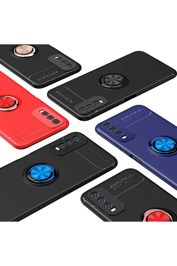 Vivo Y20 Kılıf Zore Ravel Silikon Kapak