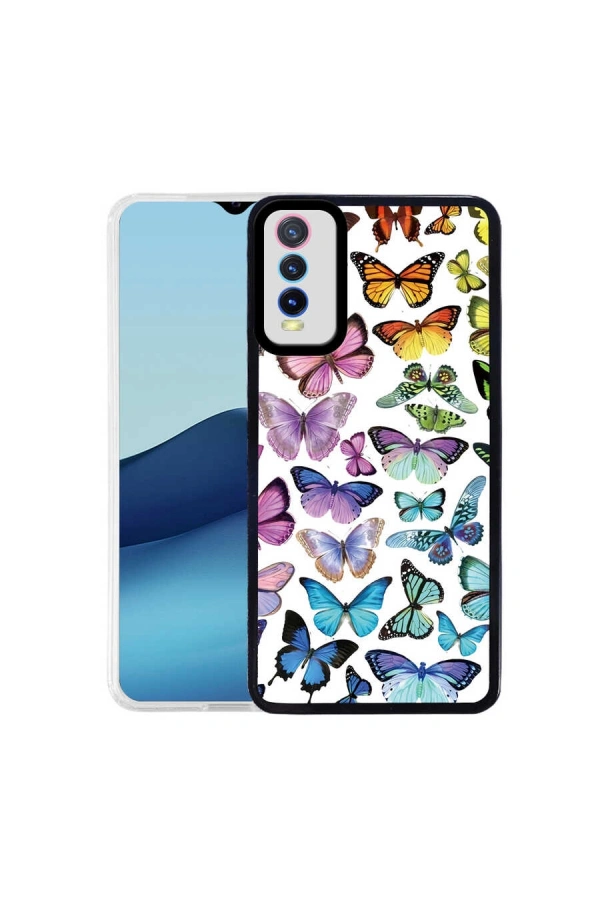 Vivo Y20S Kılıf Zore M-Fit Desenli Kapak