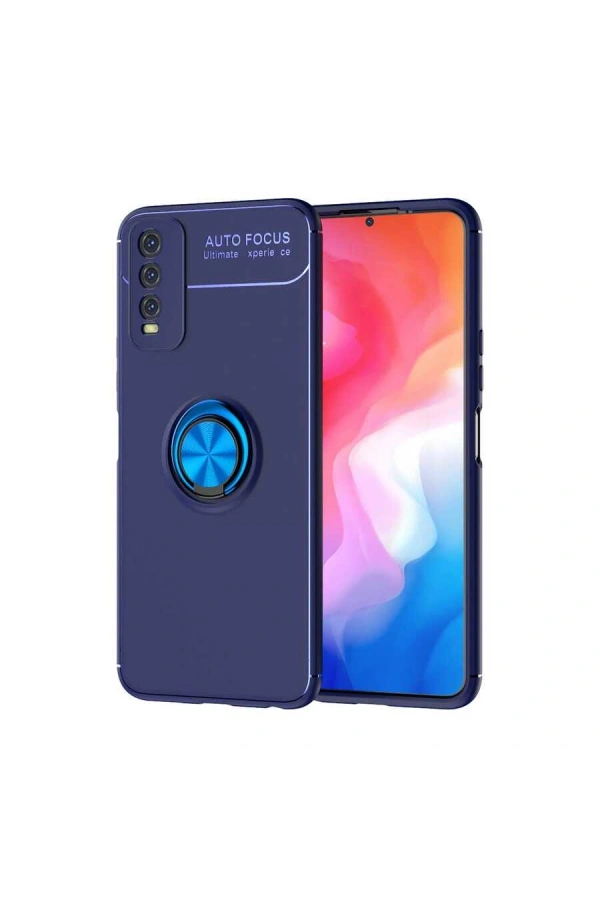 Vivo Y20S Kılıf Zore Ravel Silikon Kapak
