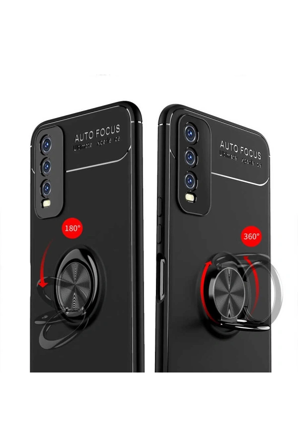 Vivo Y20S Kılıf Zore Ravel Silikon Kapak