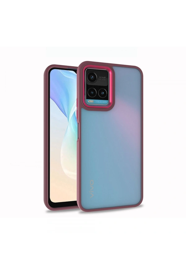 Vivo Y21S Kılıf Zore Flora Kapak