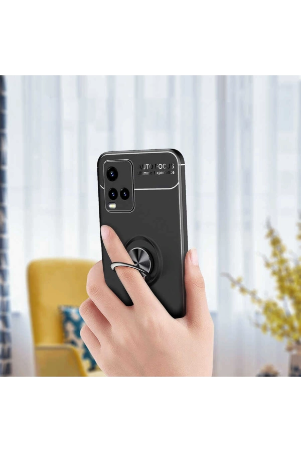 Vivo Y21S Kılıf Zore Ravel Silikon Kapak