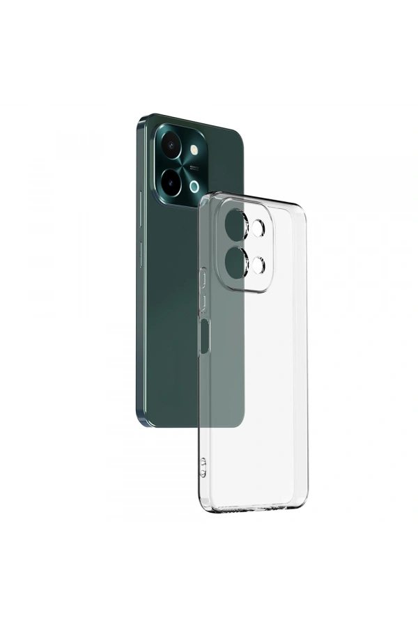 Vivo Y28 Kılıf Zore Süper Silikon Kapak