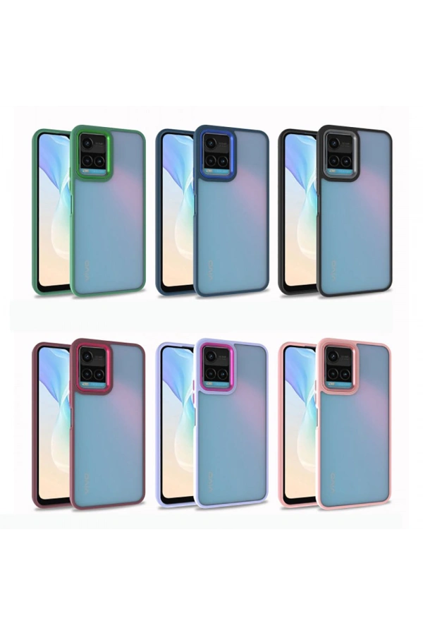 Vivo Y32 Kılıf Zore Flora Kapak