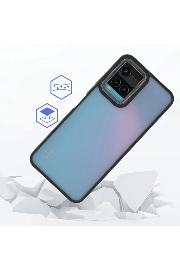 Vivo Y32 Kılıf Zore Flora Kapak