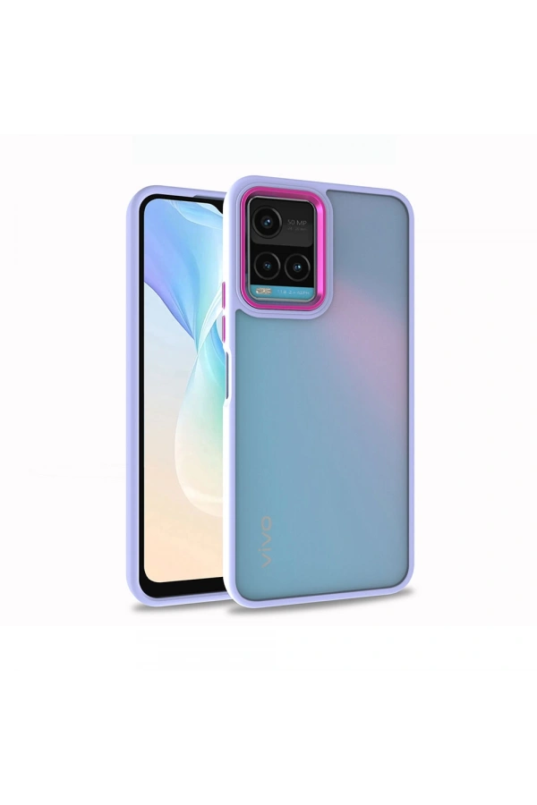 Vivo Y33S Kılıf Zore Flora Kapak