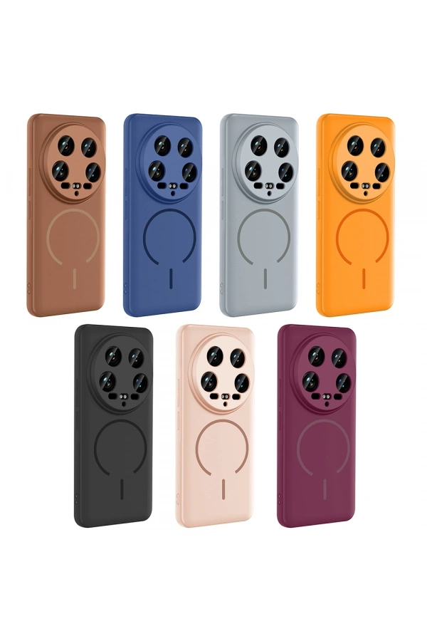 Xiaomi 14 Ultra Kılıf M-safe Şarj Özellikli Zore Meta Kapak