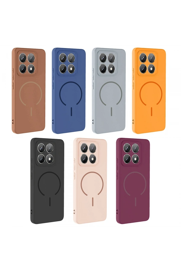 Xiaomi 14T Kılıf M-safe Şarj Özellikli Zore Meta Kapak