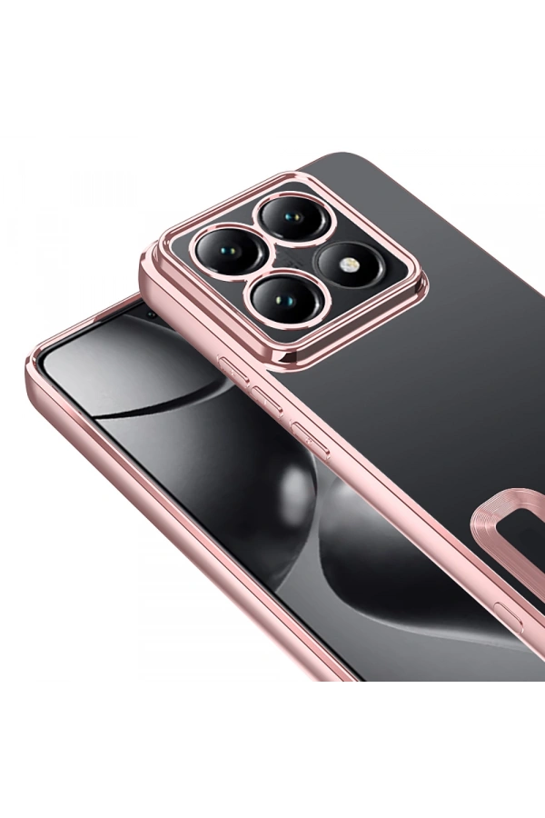 Xiaomi 14T Pro Kılıf Kamera Korumalı Logo Gösteren Zore Omega Kapak