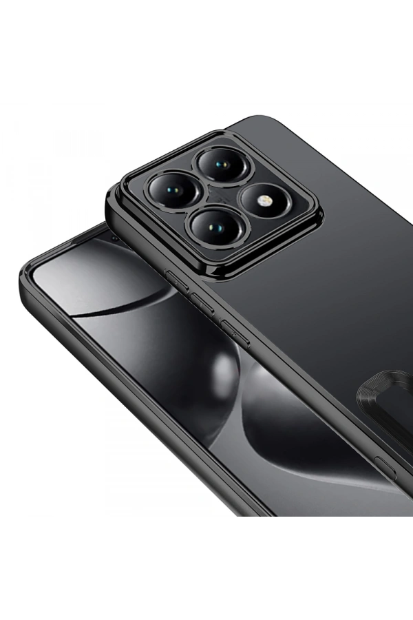 Xiaomi 14T Pro Kılıf Kamera Korumalı Logo Gösteren Zore Omega Kapak