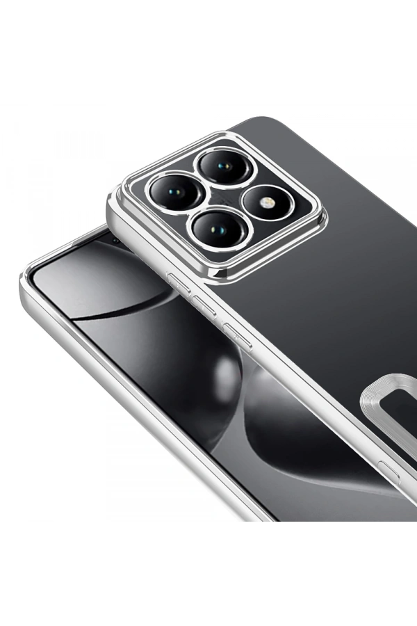 Xiaomi 14T Pro Kılıf Kamera Korumalı Logo Gösteren Zore Omega Kapak