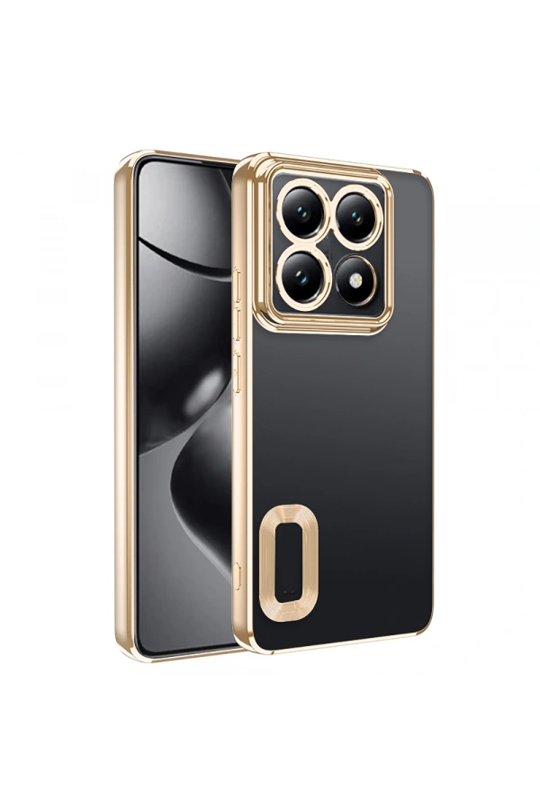 Xiaomi 14T Pro Kılıf Kamera Korumalı Logo Gösteren Zore Omega Kapak