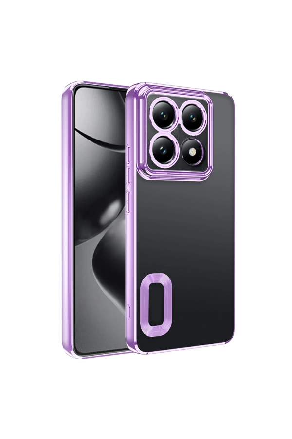 Xiaomi 14T Pro Kılıf Kamera Korumalı Logo Gösteren Zore Omega Kapak
