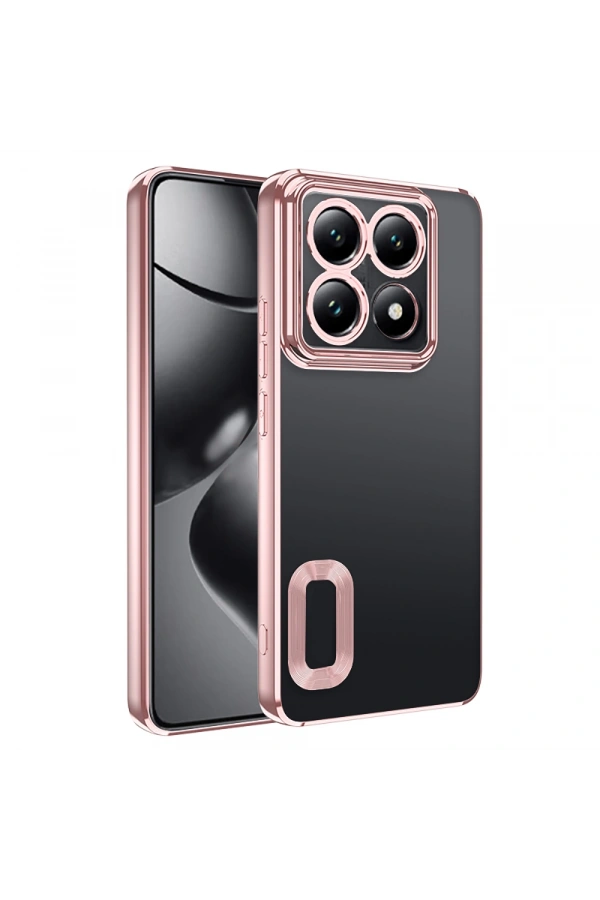 Xiaomi 14T Pro Kılıf Kamera Korumalı Logo Gösteren Zore Omega Kapak