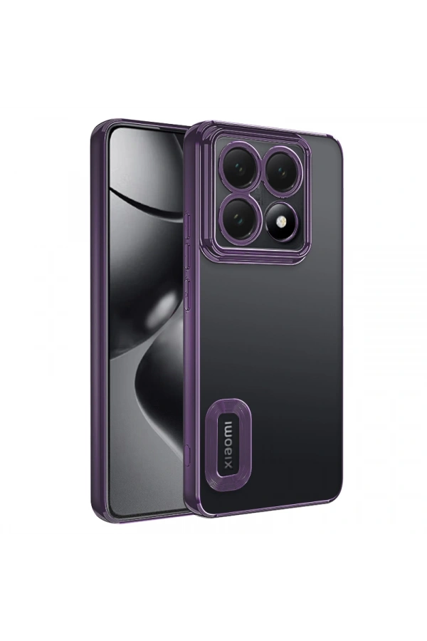 Xiaomi 14T Pro Kılıf Kamera Korumalı Logo Gösteren Zore Omega Kapak