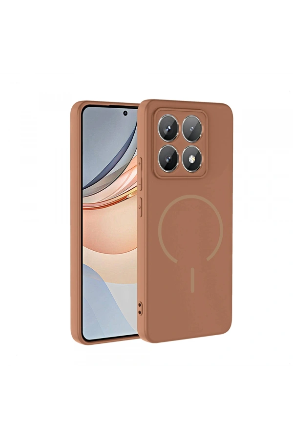 Xiaomi 14T Pro Kılıf M-safe Şarj Özellikli Zore Meta Kapak
