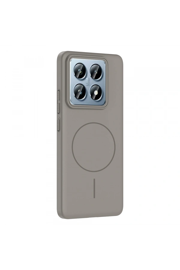 Xiaomi 14T Pro Kılıf M-safe Şarj Özellikli Zore Ruby Sert Kapak