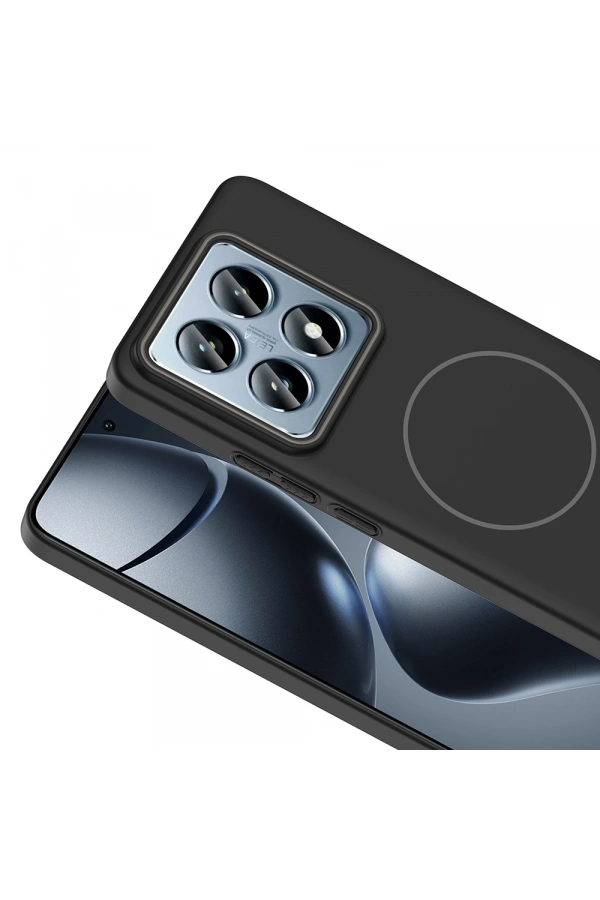 Xiaomi 14T Pro Kılıf M-safe Şarj Özellikli Zore Ruby Sert Kapak