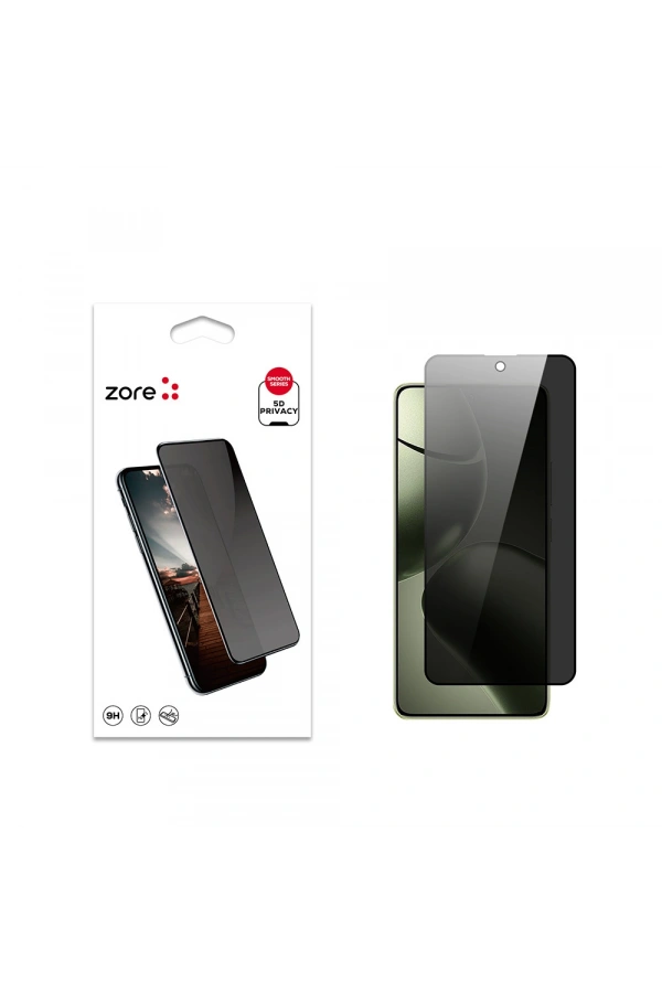 Xiaomi 14T Zore New 5D Privacy Temperli Ekran Koruyucu