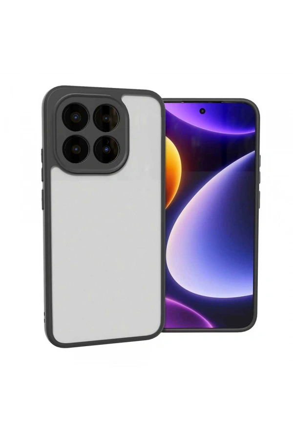 Xiaomi 15T Kılıf Kamera Korumalı Şeffaf Arka Yüzey Zore New Roll Kapak