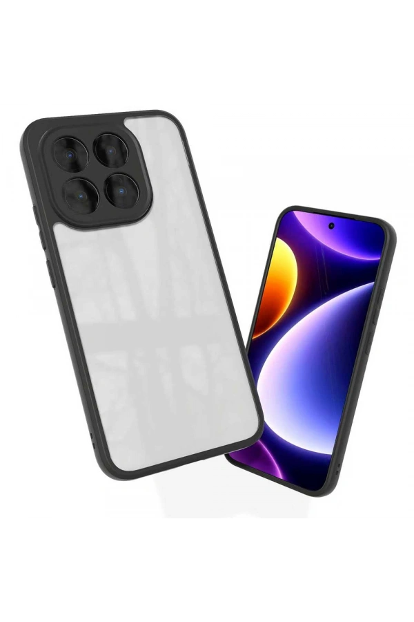 Xiaomi 15T Kılıf Kamera Korumalı Şeffaf Arka Yüzey Zore New Roll Kapak